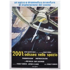 1968 2001: A Space Odyssey (Italian) Original Antique Poster