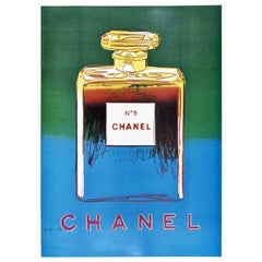 1997 Andy Warhol - Chanel Green Original Vintage Poster