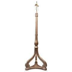 20th Century Italian Silver Gilt Floor Lamp