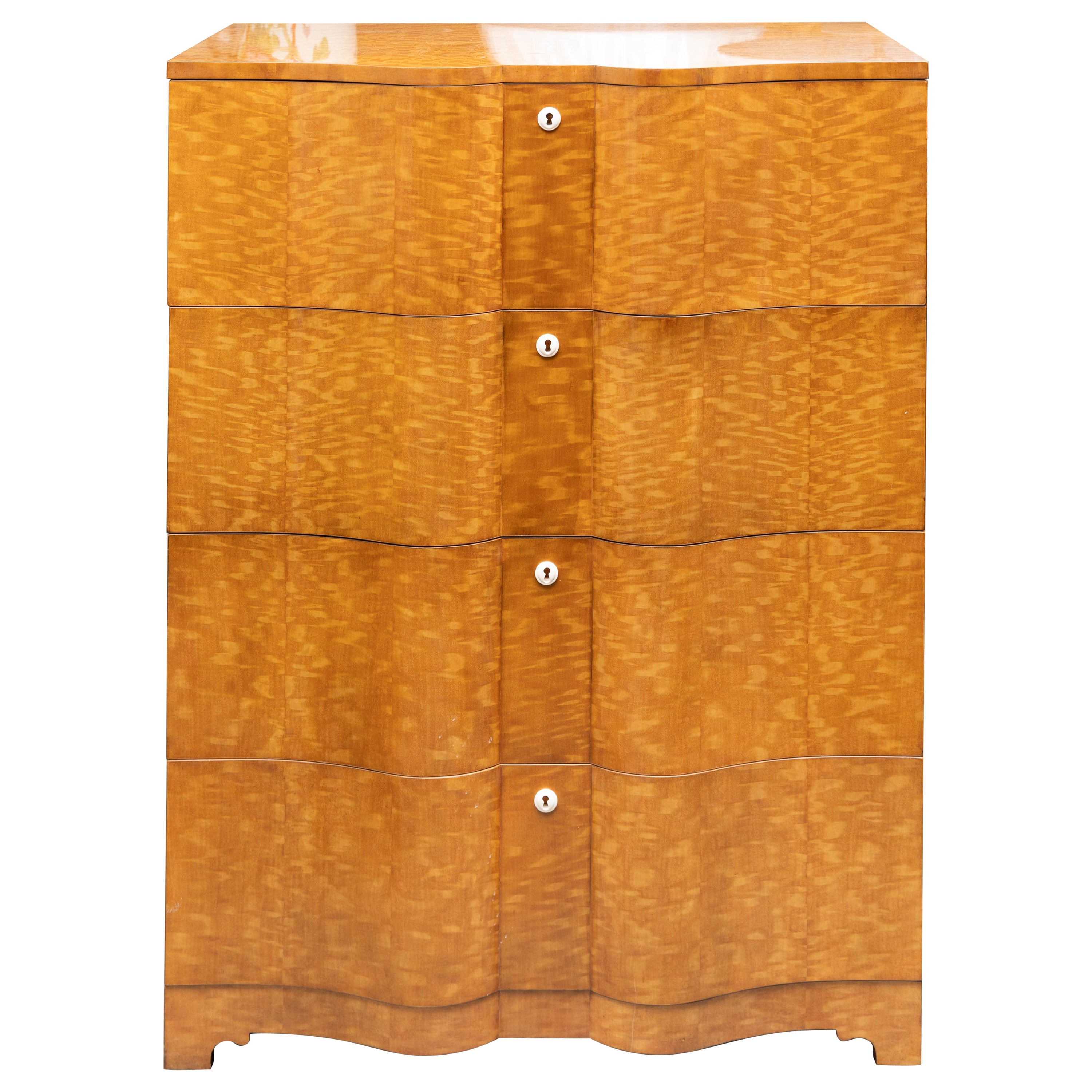 Keno Brothers Serpentine Chest of Drawers