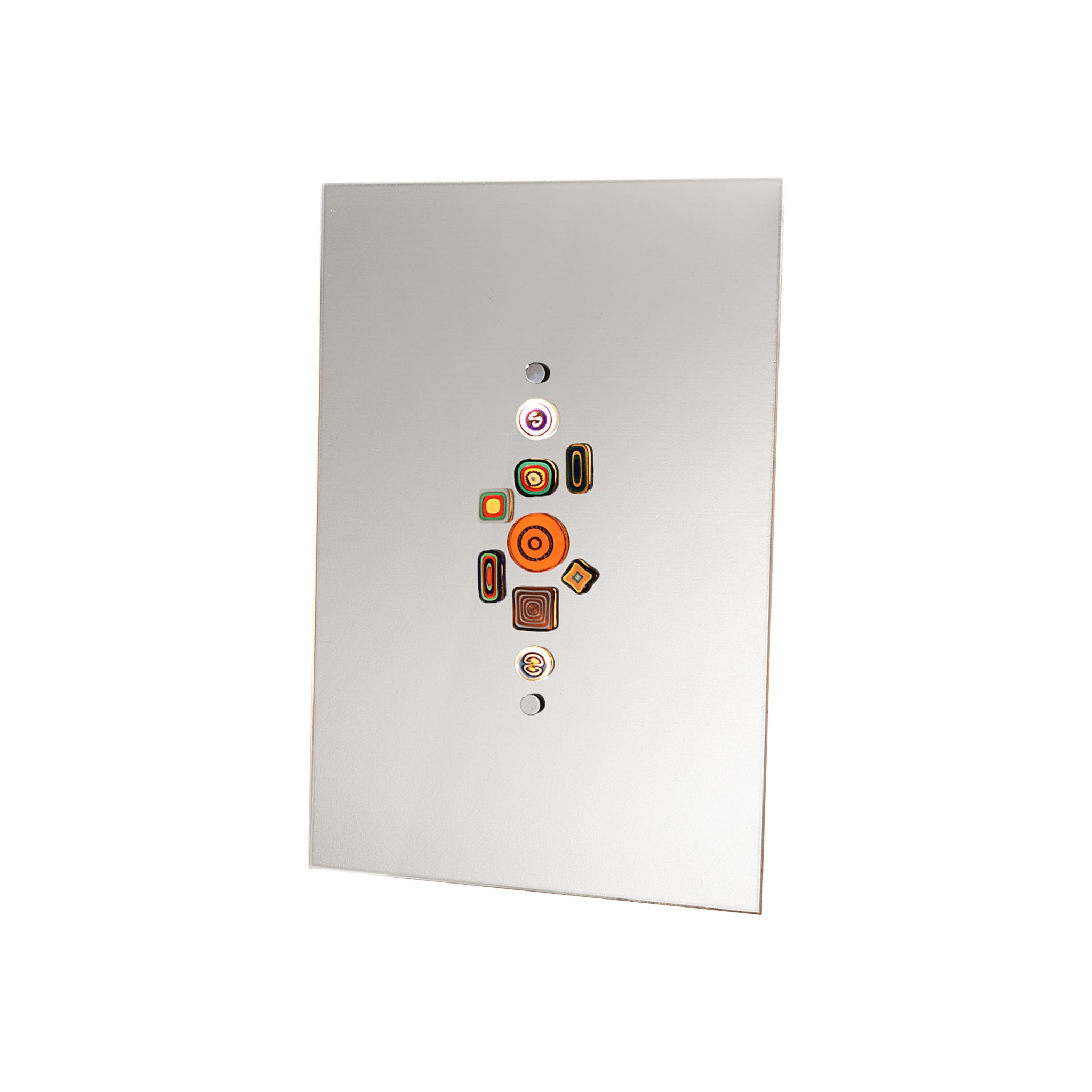 Angelo Lelii for Arredoluce Wall Light with Murano Glass Beads  For Sale