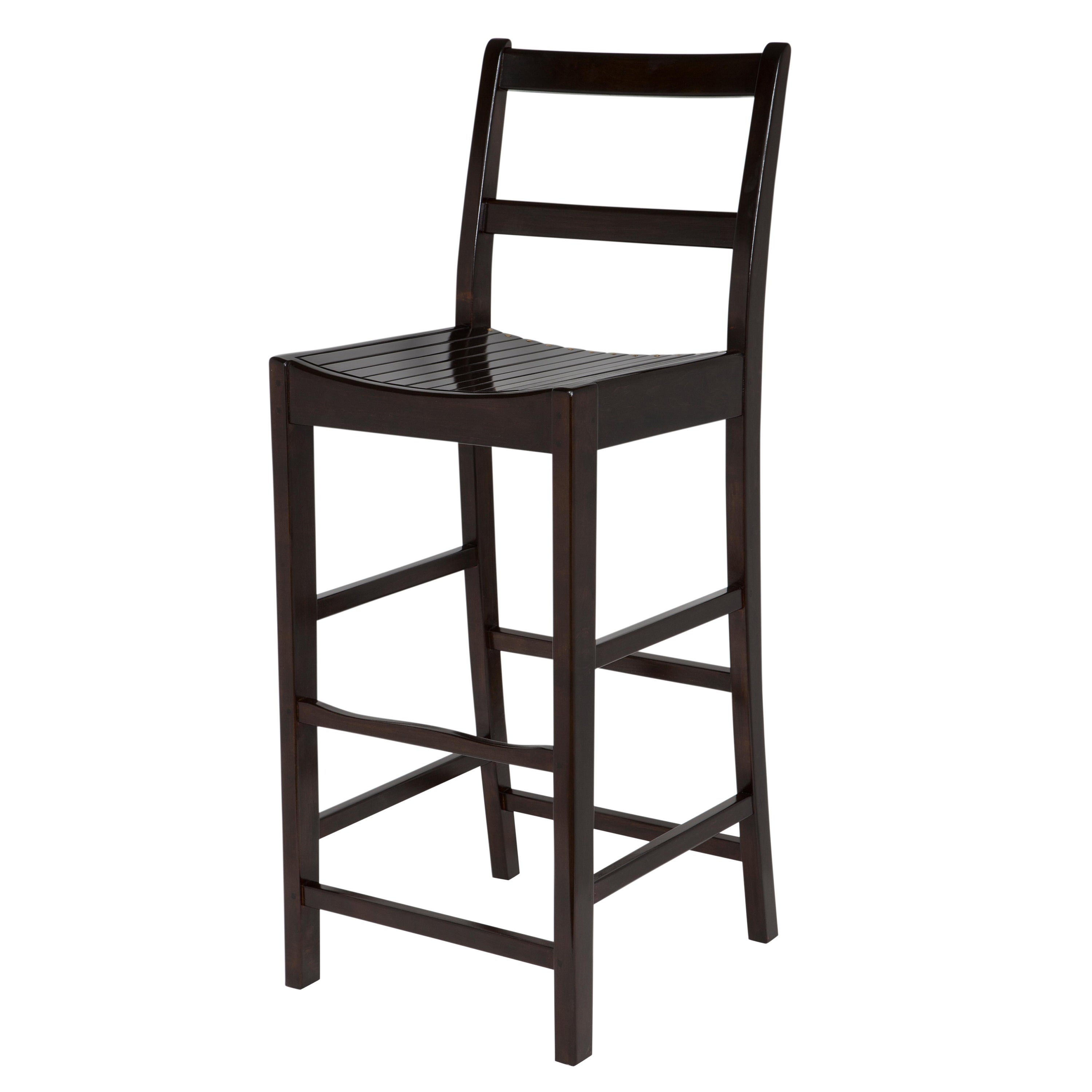 Tabouret de bar Ann Morris - Acajou