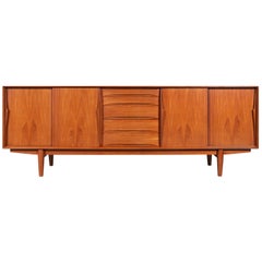 Danish Modern Teak Credenza Model #7738 by Skovby Møbelfabrik