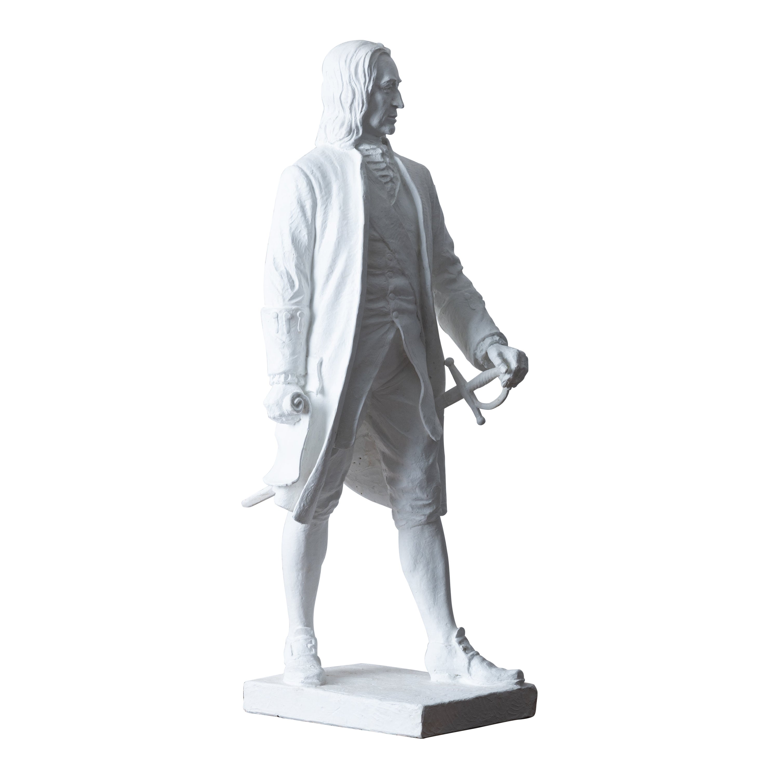 Maquette du général James en plâtre d'oglethorpe de Rosario Russell Fiore