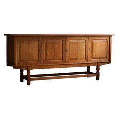 Rectangular Sideboard in Oak, Made by a Danish Cabinetmaker, Mid Century, 1960s