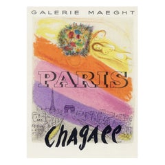 1959 Marc Chagall - Paris Original Retro Poster