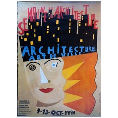 1991 Architecture, Art De Ville Original Vintage Poster