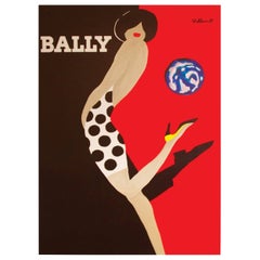 1979 Bally Kick Original Vintage Poster