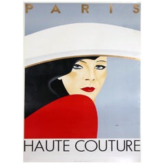 1982 Haute Couture Paris - Razzia Original Vintage Poster