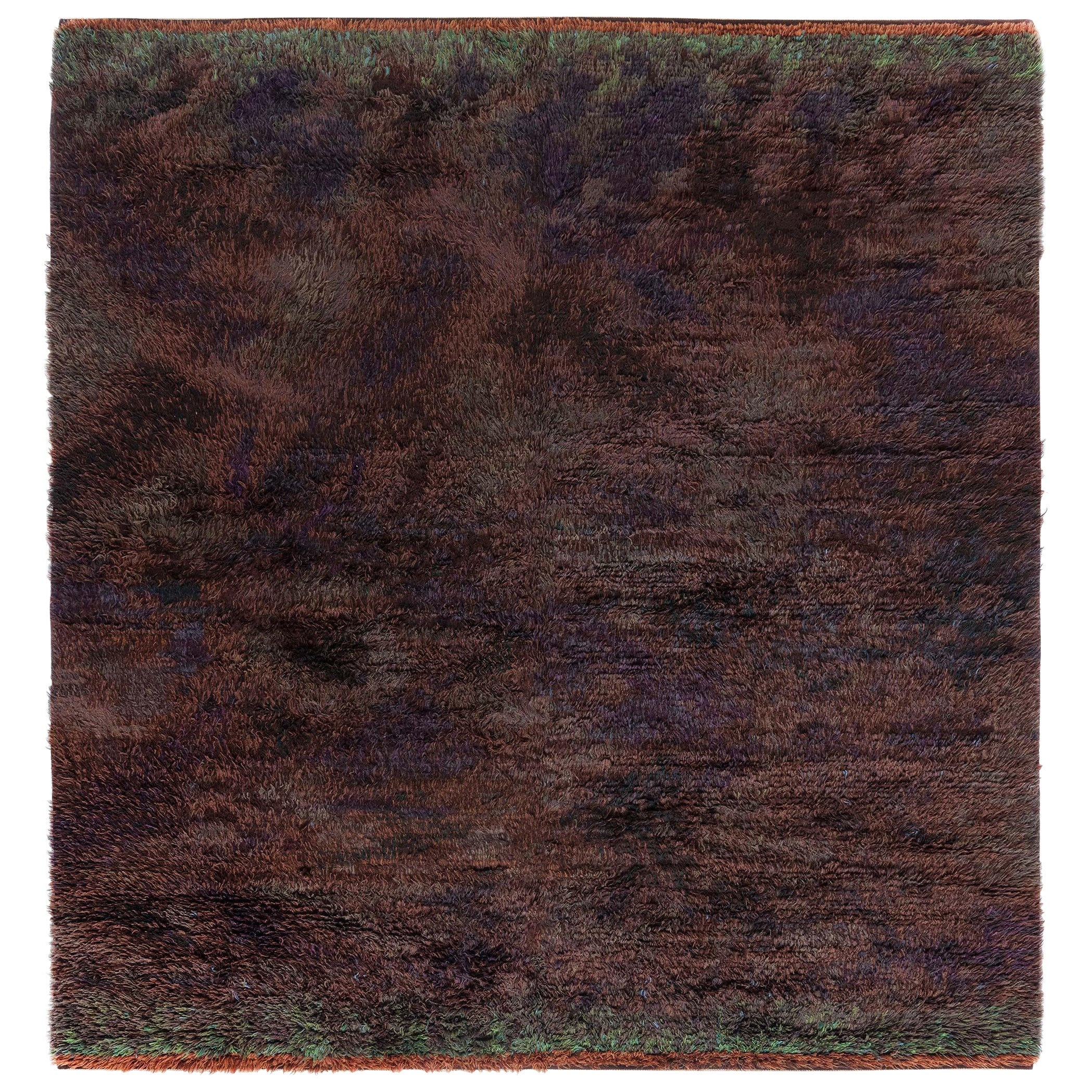 Tapis Rya suédois vintage