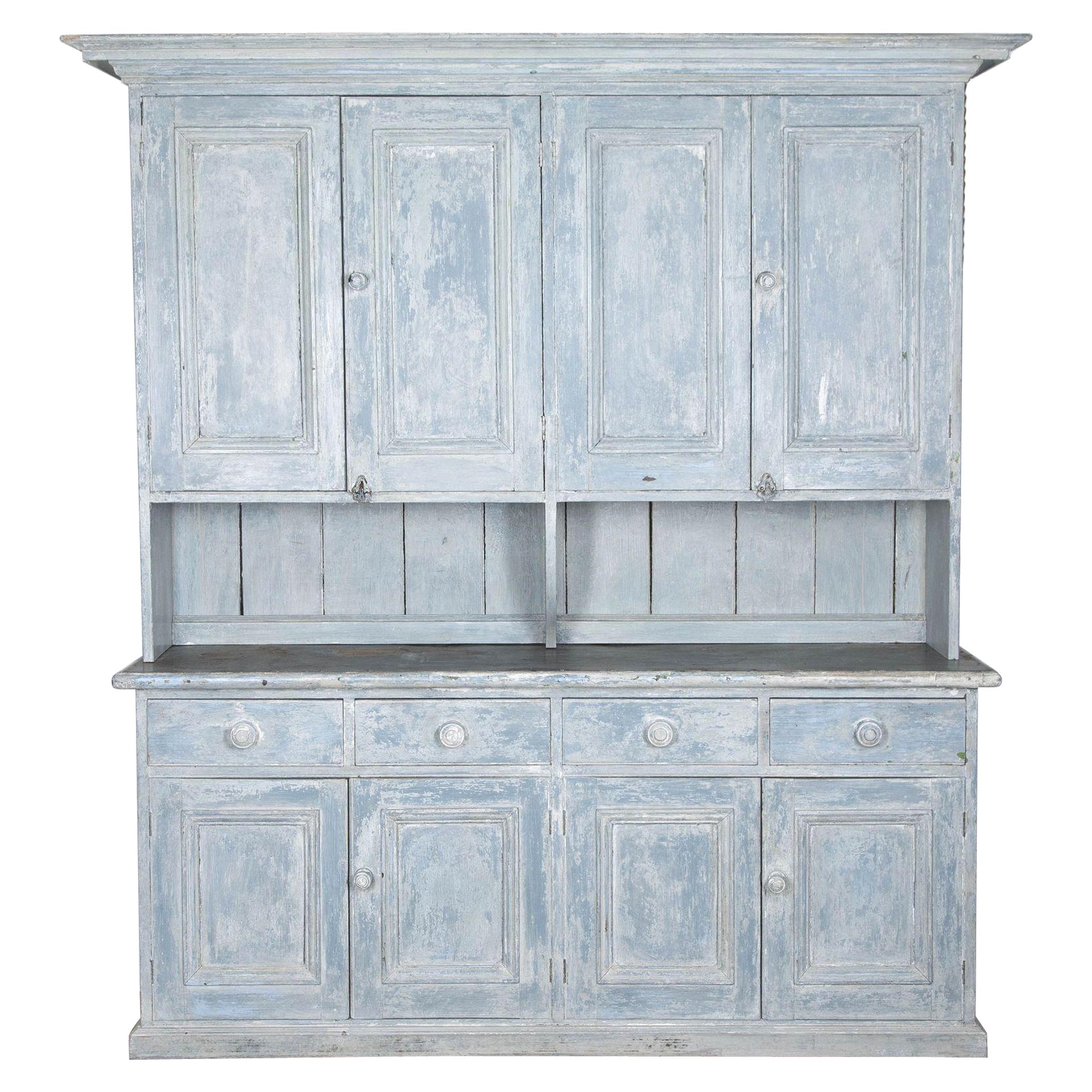 19th Century Painted Housemaids Cupboard For Sale