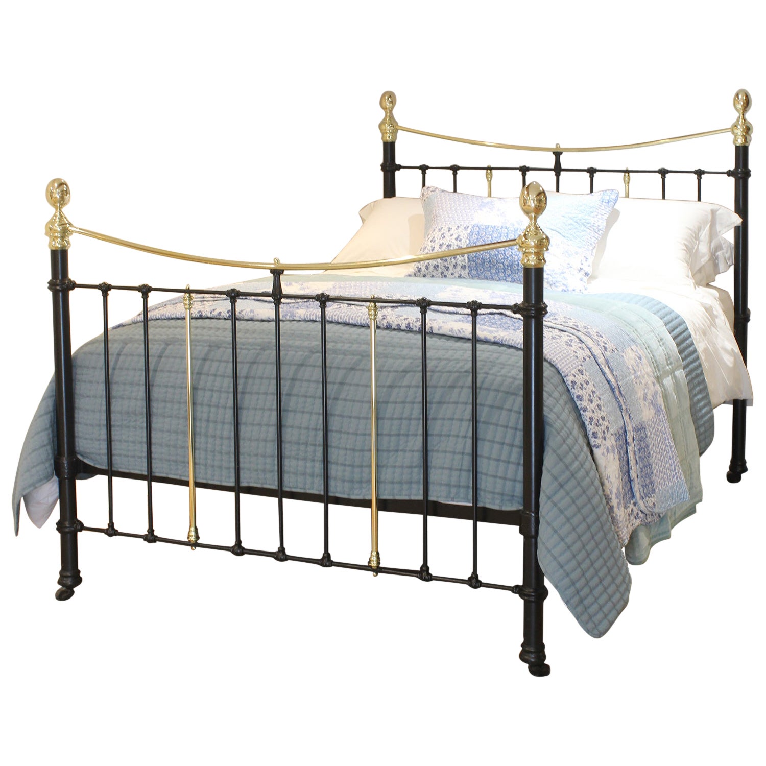 Black Victorian Antique Bed MK296