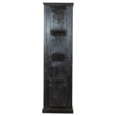 Ebonised English Pine Locker Cabinet