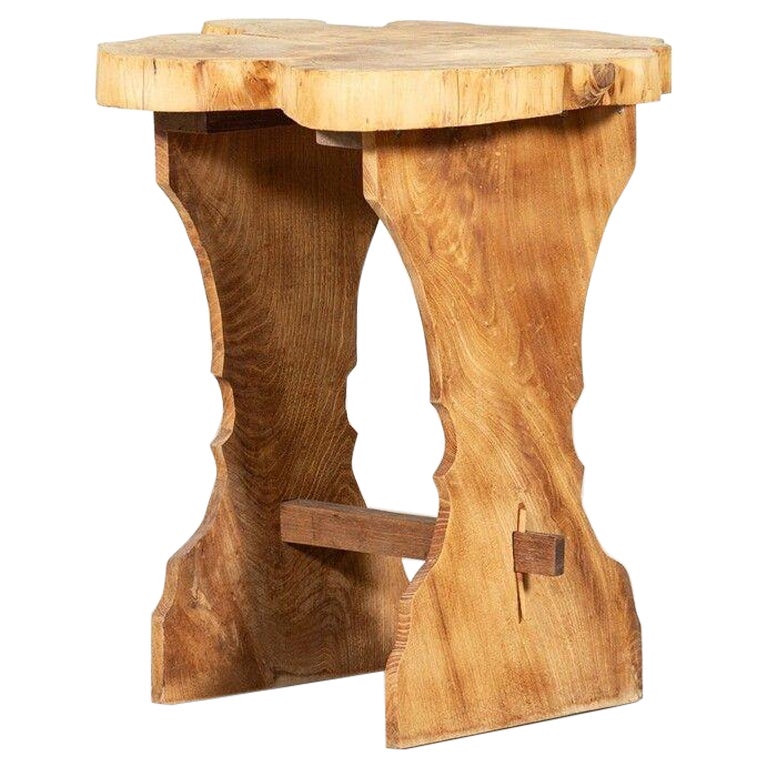 English Vernacular Elm Side Table