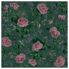 'Roses de Monet‘ wallpaper by Papier Français, collection BNF N°1