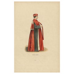Antique In Council and Commerce: A Venetian Senator in Robes of Office, 1847