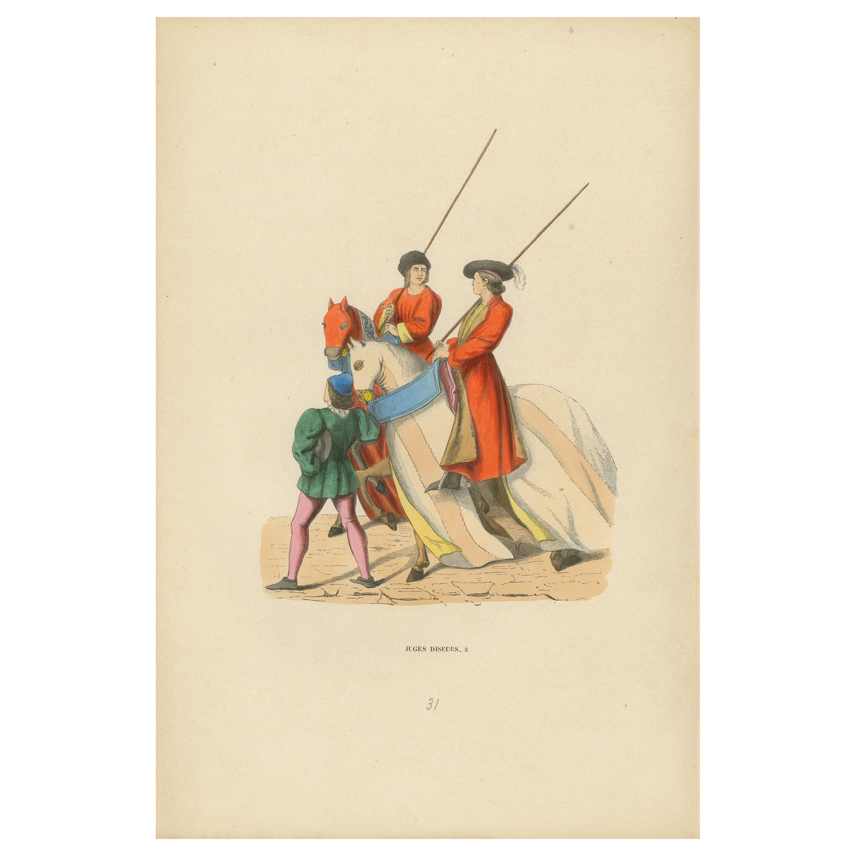 Ceremony of Judgment: Noblemen as Judicial Arbiters, 1847 For Sale