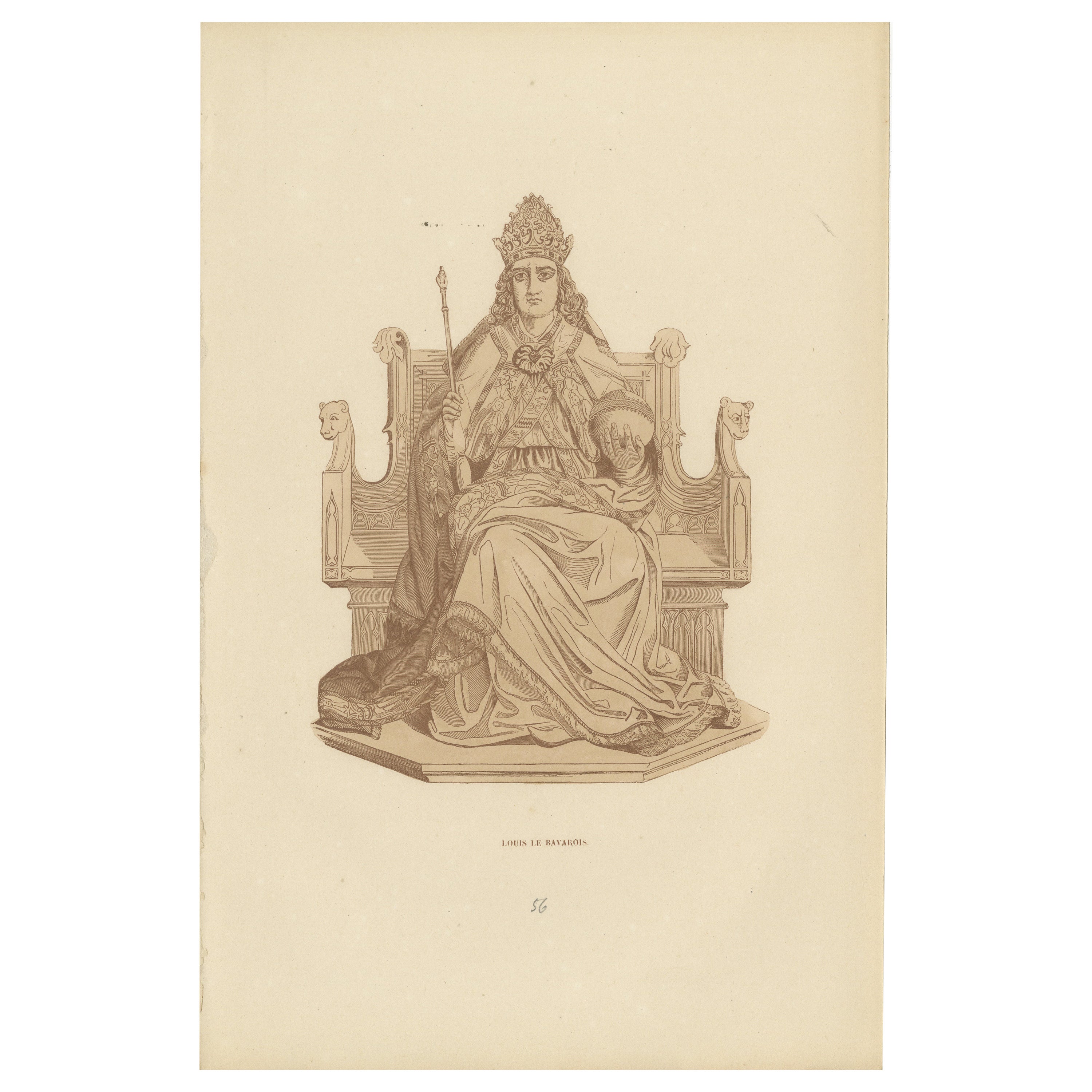 Louis the Bavarian in Sepia Tones: Sovereignty Enthroned, 1847