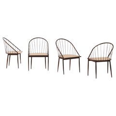 Chaise Curva de Joaquim Tenreiro, années 1960, design brésilien du milieu du siècle dernier