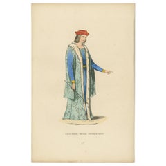 Antique Jean de Werchin, a Knight and Seneschal of Hainaut: The Knight's Poise, 1847