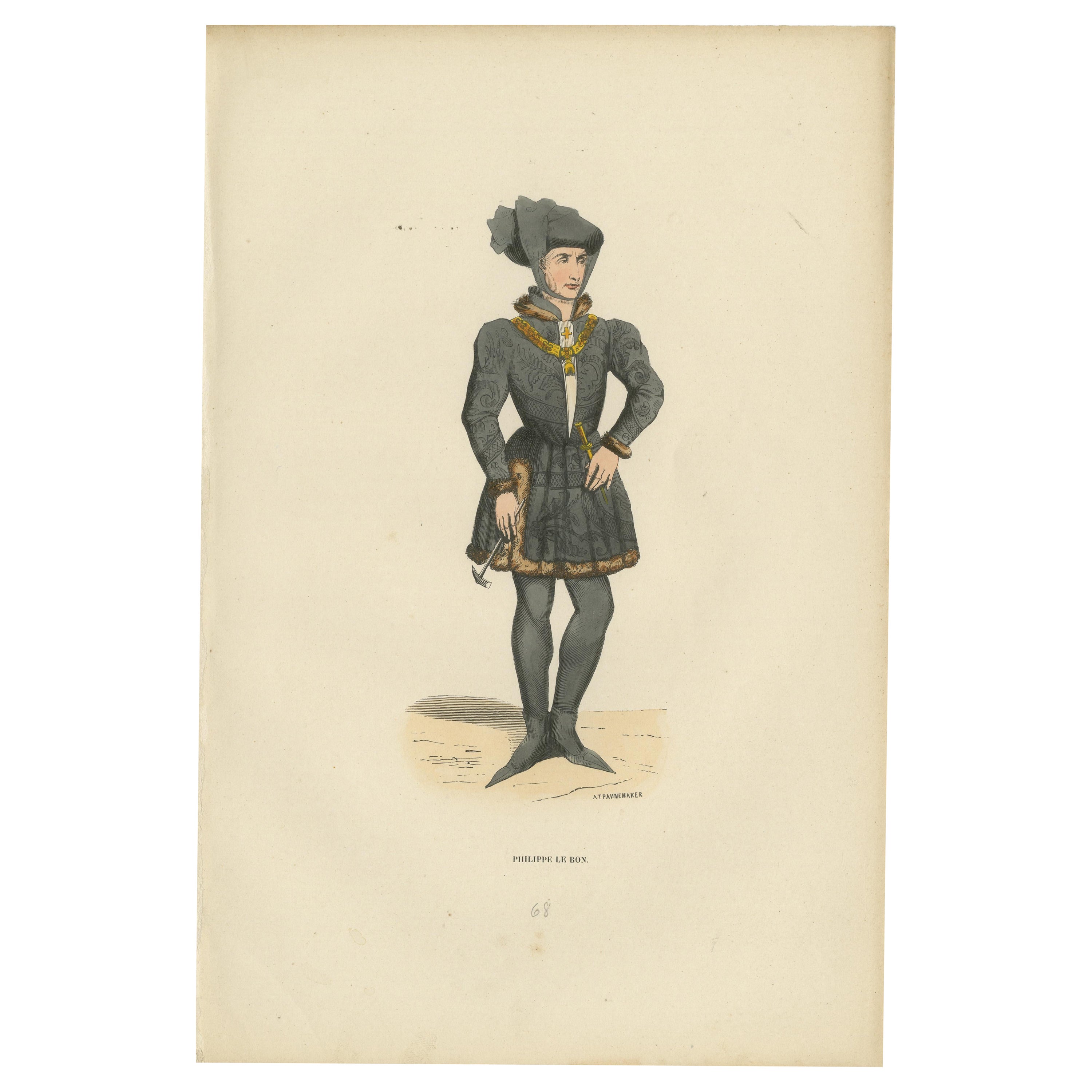 Philippe le Bon or The Good, Duke of Burgundy: The Duke's Prestige, 1847 For Sale