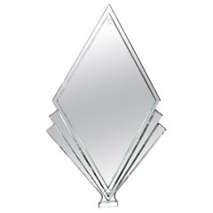American Art Deco Diamond Shaped Mirror