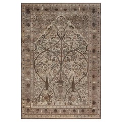 Autehntic Persian Tabriz Handmade Wool Rug