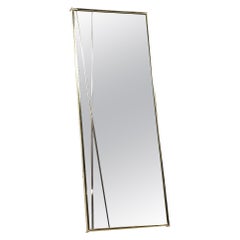 Paul McCobb for Calvin Mid Century Brass Framed Mirror