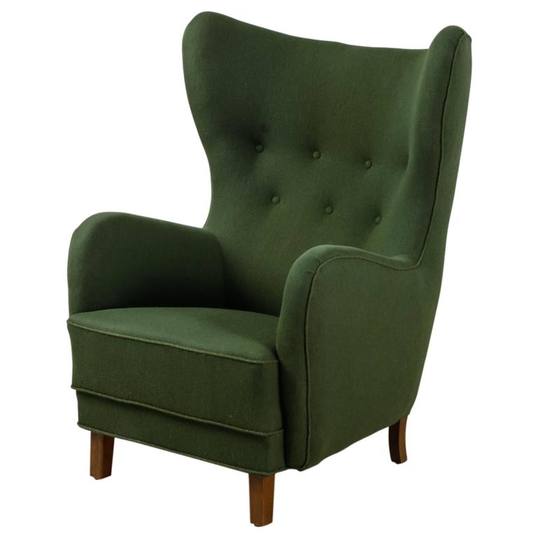 Mogens Lassen Style Lounge Chair, Denmark, 1940s For Sale at 1stDibs
