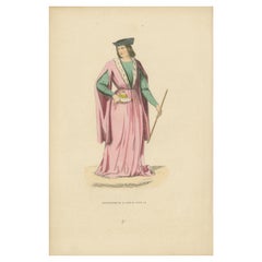 Elegance at the Court of Louis XII: A French Noble's Poise, 1847
