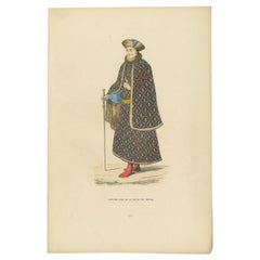 Vintage Civilian Costume at the End of the 15th Century, 1847