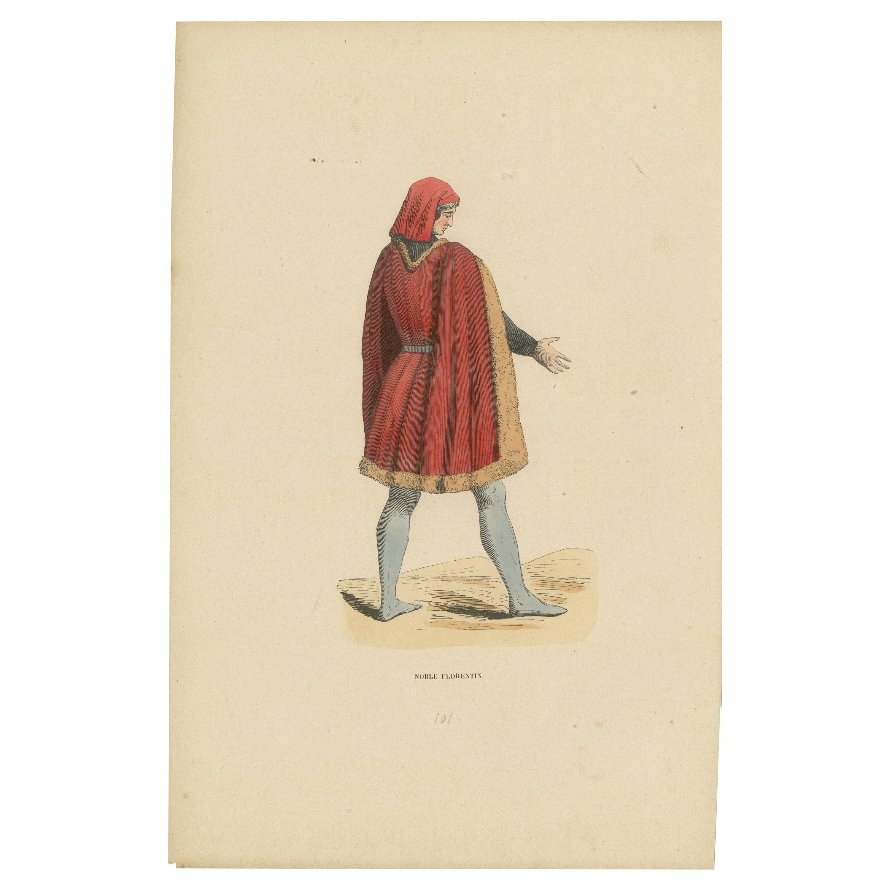 Florentine Nobleman of the Middle Ages, 1847 For Sale