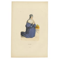 King René of Anjou in Contemplation: A Regal Representation, 1847