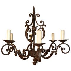 Antique Chandelier. Iron Chandelier 7