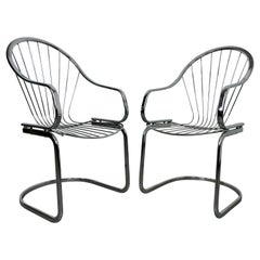 6x mid-century desing dining chairs by Gastone Rinaldi for Rima Italy
