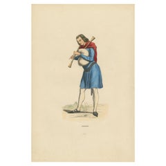 Jongleur des temps médiévaux : Le Craft d'un musicien au Moyen Âge, 1847