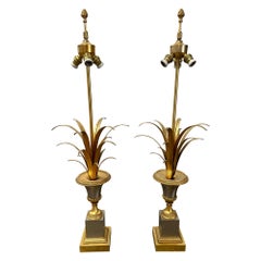 Maison Charles, Pair of ‘Vase Roseaux’ Table Lamps