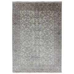 Keivan Woven Arts Moderner handgeknüpfter Khotan-Teppich aus Wolle 