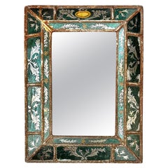 Antique Italian Églomisé Mirror 