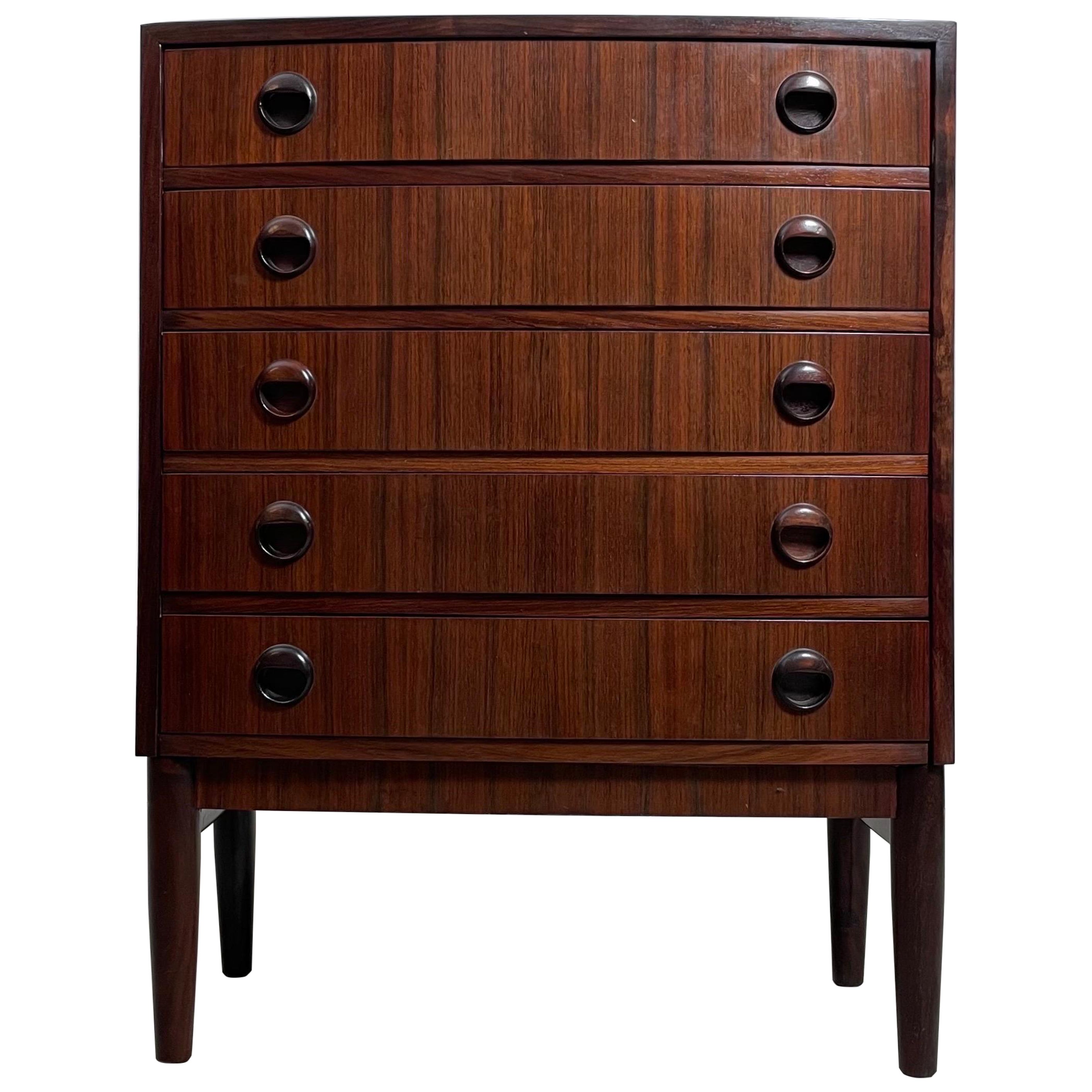 Danish Chest of Drawers in Palisander by Kai Kristiansen 1960s For Sale