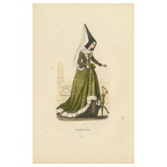 Elegance of the Past: Margaret of York in 'Costume du Moyen Âge', 1847