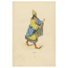 Used Imperial Majesty: Emperor Frederick III in 'Costume du Moyen Âge, 1847