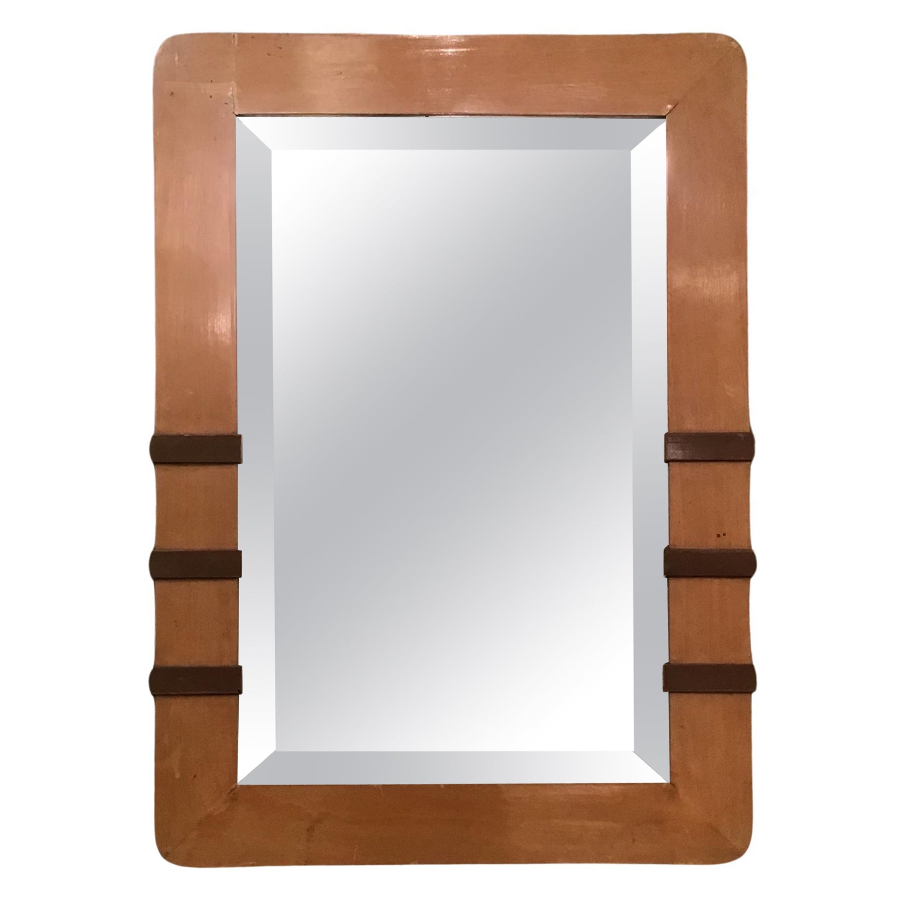 Osvaldo Borsani Wall Mirror wood 1940 Italy 