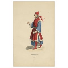 Antique Noble Bearing: A German Gentleman in Medieval Attire, 1847
