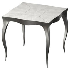 Centres de table Art Déco en bronze blanc lisse de Paul Mathieu pour S. Odegard
