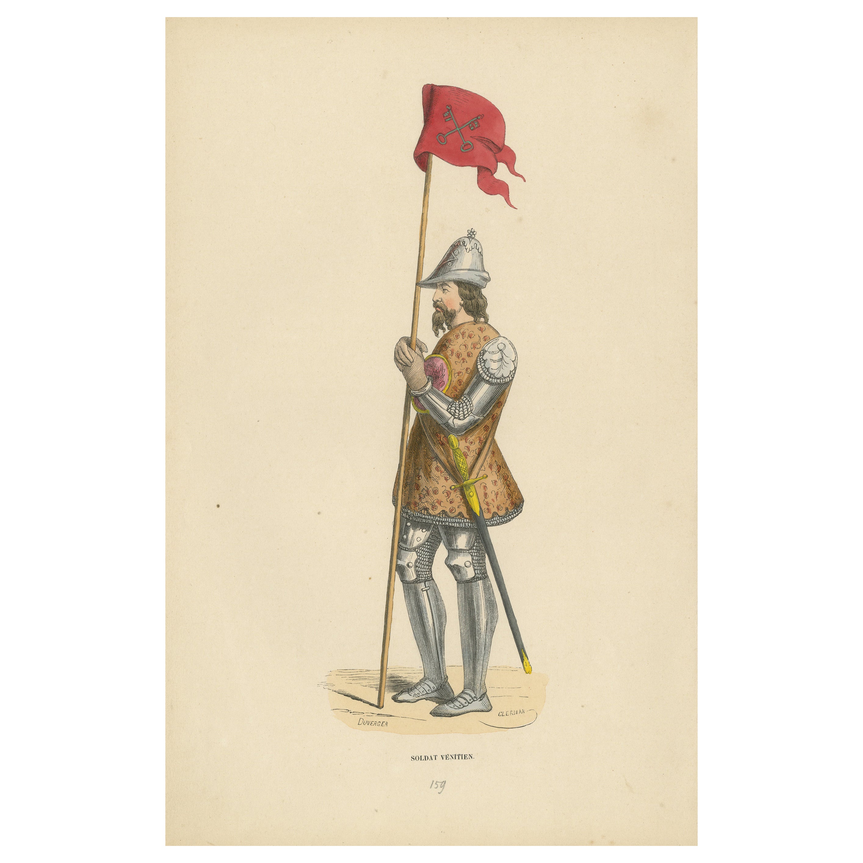 Standard-Bearer of Venice: Military Splendor of the Renaissance, 1847 For Sale