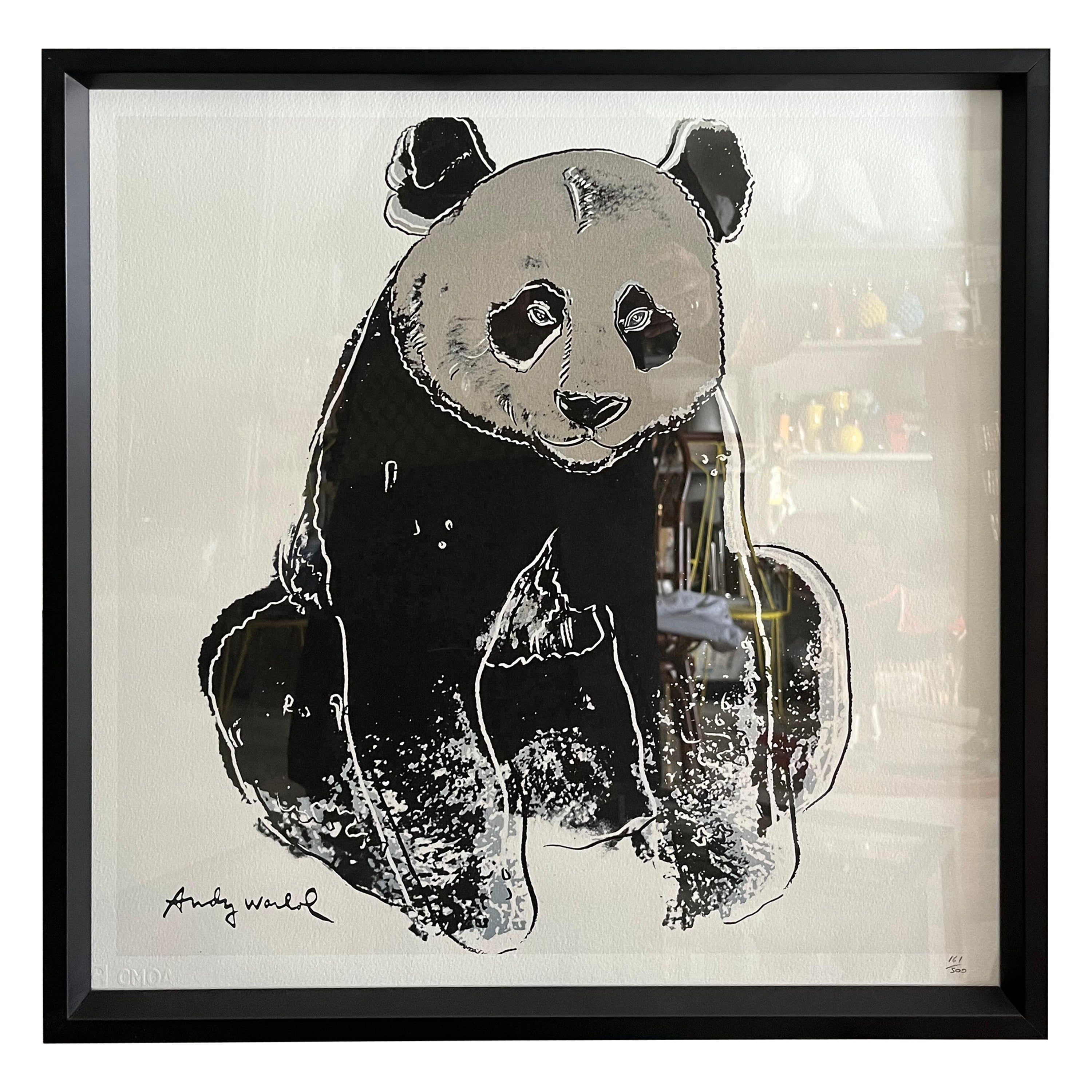 Panda di Andy Warhol edizione limitata con certificato 