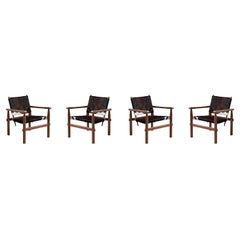 Set of Four Charlotte Perriand 533 Doron Hotel Armchair by Cassina