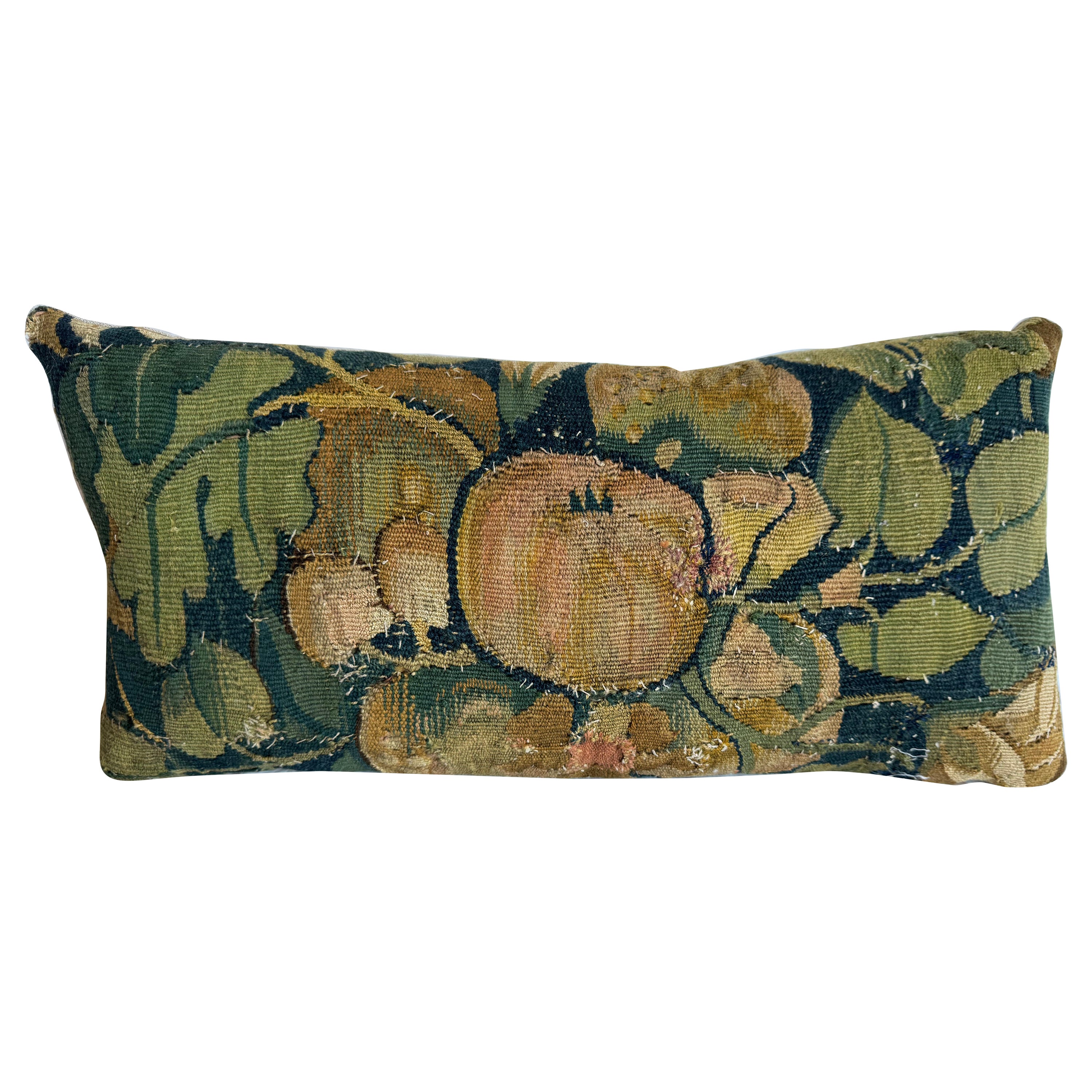  Brussels 16th Century Pillow - 20"x10" For Sale