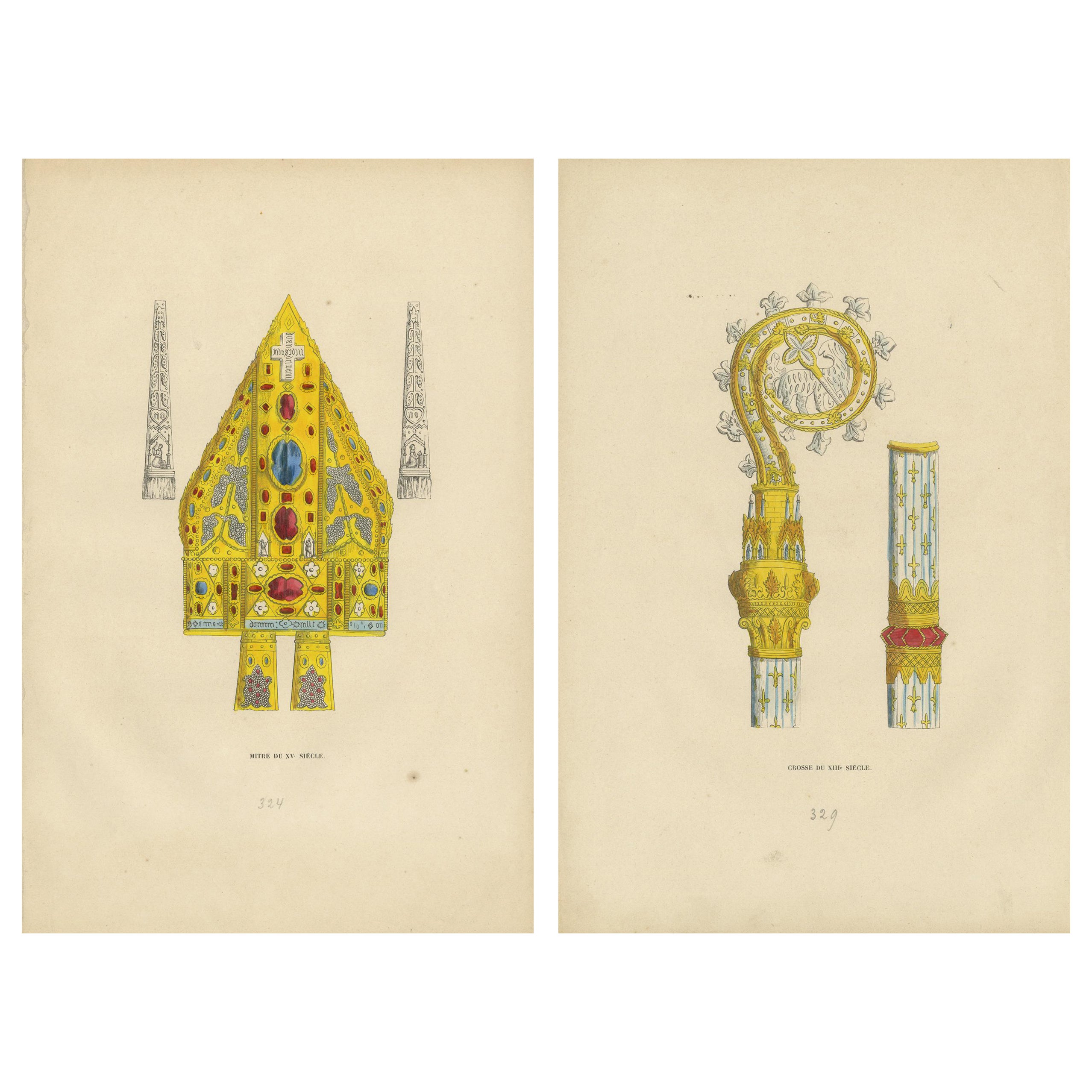 Ecclesiastical Elegance: Artefakte des Glaubens aus dem 13. und 15. Jahrhunderts im Angebot